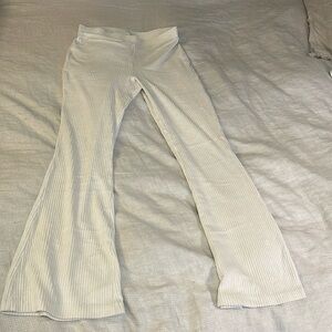 Aerie Groove On Velour High Waisted Flare Pant